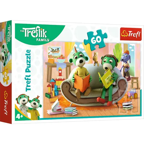Puzzle - Sa citim impreuna, 60 piese - Trefl