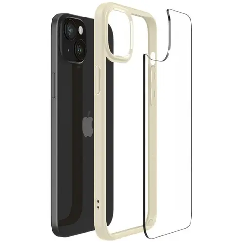 Husa Protectie Spate Spigen Ultra Hybrid ACS06658 pentru Apple iPhone 15 Plus (Bej)