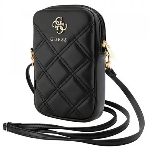 Geanta Universala pentru Telefon, Guess, Quilted 4G, Neagra