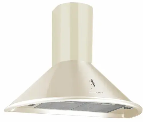 Hota incorporabila decorativa Fram FDH-690RBG, 600 mc/h, 1 Motor, Lumina LED, 2 Filtre aluminiu (Bej)