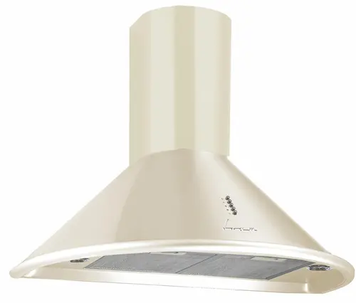 Hota incorporabila decorativa Fram FDH-690RBG, 600 mc/h, 1 Motor, Lumina LED, 2 Filtre aluminiu (Bej)