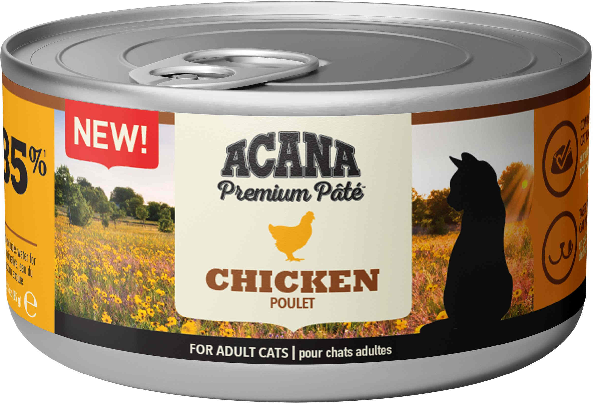 ACANA Conservă pentru pisici, cu Pui 85 g