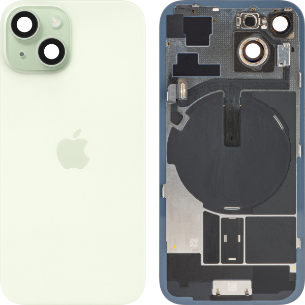 Capac Baterie Apple iPhone 15, Verde, Swap