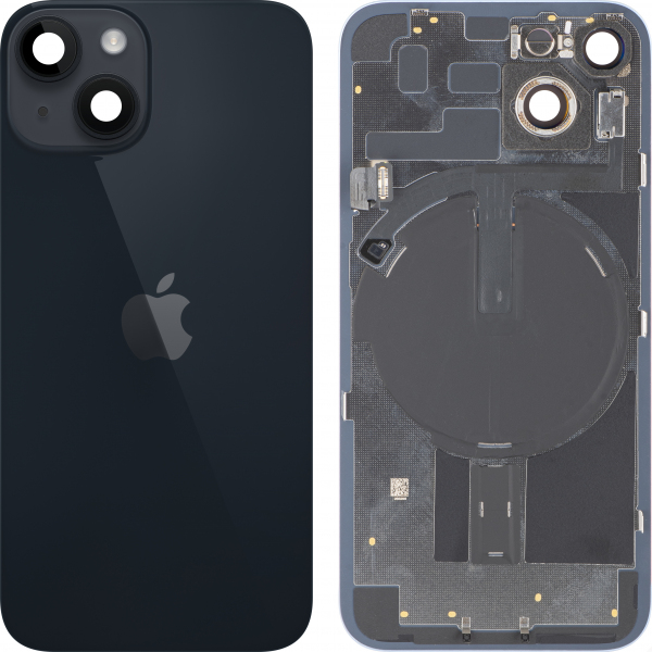 Capac Baterie Apple iPhone 14, Negru (Midnight), Swap