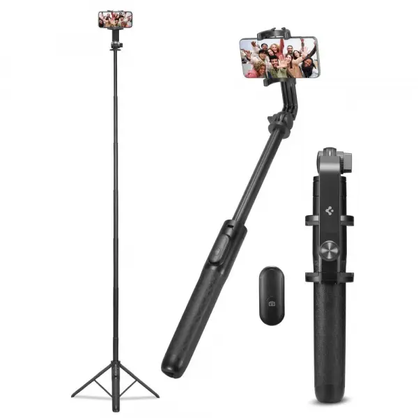 Selfie Stick Bluetooth Spigen S560W, Universal, Negru