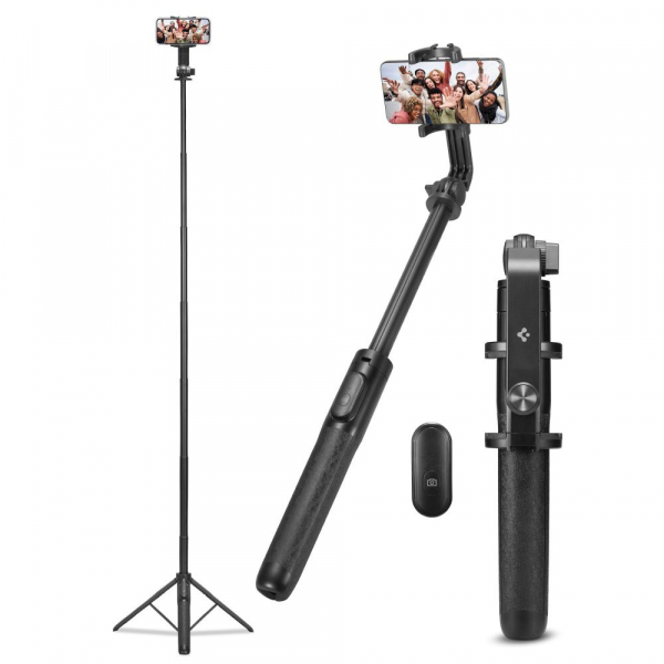 Selfie Stick Bluetooth Spigen S560W, Universal, Negru