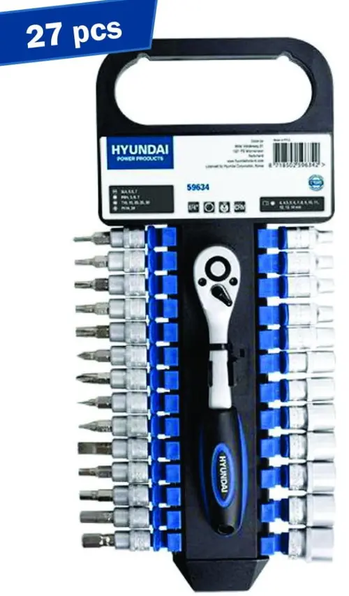 Set chei Hyundai HY-59634, 27 piese