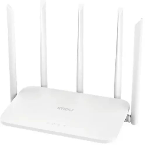 Router Wireless IMOU HX21, AX3000, Dual-Band, Wi-Fi 6, 5 Antene externe (Alb)