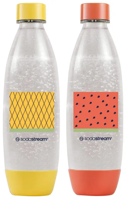 Set 2 sticle SodaStream Fuse Water Pomelo, 2 x 1 l (Multicolor)