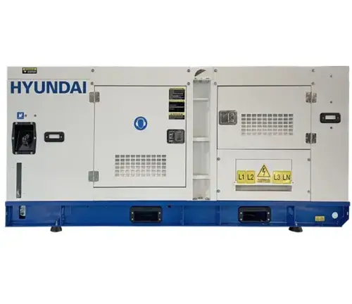 Generator Curent Electric Hyundai DHY100L, 88000 W, Diesel, Pornire Electrica, Trifazat (Alb)