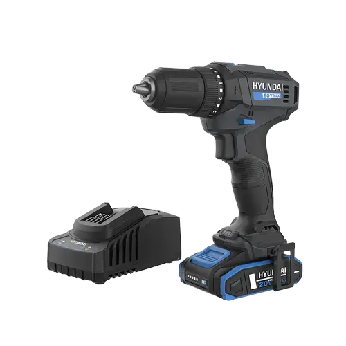 Masina de gaurit Hyundai DD20S-40TT, acumulator 20V  + incarcator (Albastru/Negru)