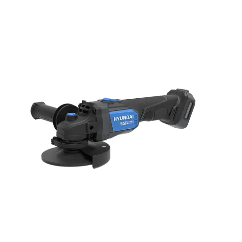 Polizor unghiular Hyundai AG20X-125, 125mm, 8500rpm, fara acumulator (Albastru/Negru)