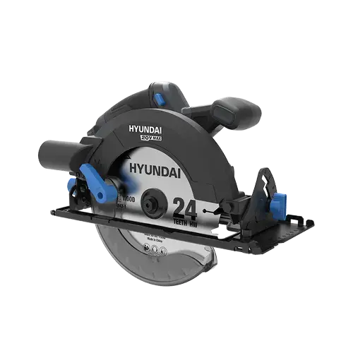 Fierastrau circular Hyundai CS20X-190, 5800rpm, fara acumulator (Albastru/Negru)