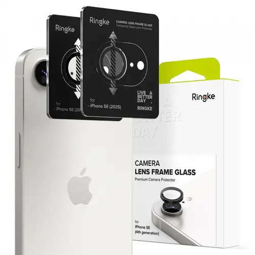 Folie de protectie Camera spate Ringke pentru Apple iPhone 16e, Sticla Securizata