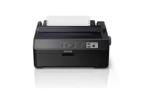 Imprimanta matriceala mono Epson LQ-590IIN, dimensiune A4, numar ace: 24, viteza 10cpi, memorie 128KB, interfata: Bidirectional parallel, USB 2.0, retea, consumabile: C13S015337, optional: suport role hartie C12C811141