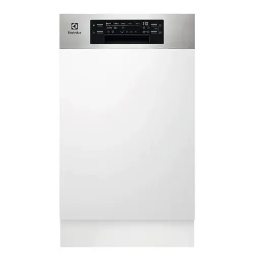 Masina de spalat vase incorporabila Electrolux EEM43300IX, 10 seturi, 8 programe, Clasa D (Alb)