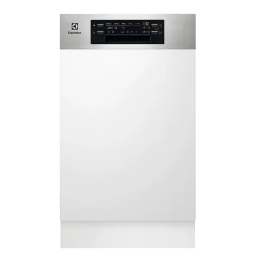 Masina de spalat vase incorporabila Electrolux EEM43300IX, 10 seturi, 8 programe, Clasa D (Alb)