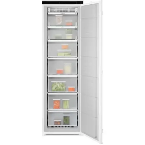 Congelator incorporabil Electrolux EUN7NE18S, 212 l, Control electronic interior, Usa reversibila slide, Fresh Frost Free, Clasa E, H 177.2 cm (Alb)