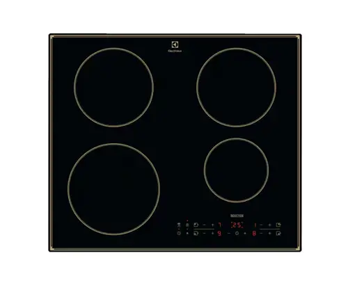 Plita incorporabila Electrolux CIR60430CB, Inductie, 4 Zone de gatit, Conectivitate hota (Negru)
