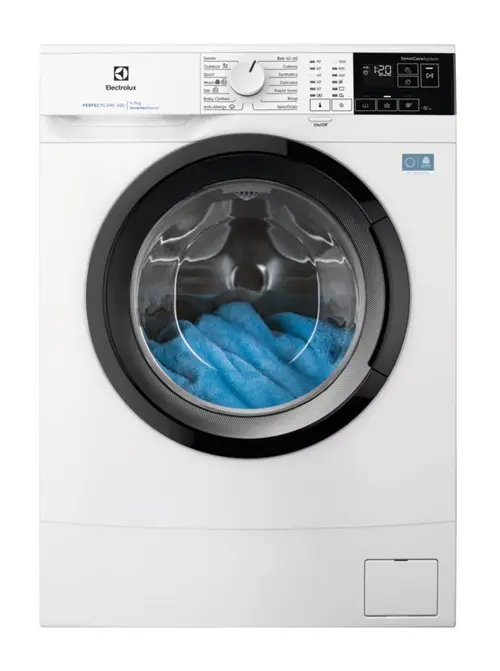 Masina de spalat rufe Electrolux PerfectCare 600 EWS6427BE, 7 kg, 1200 rpm, Clasa A, Motor Inverter (Alb)