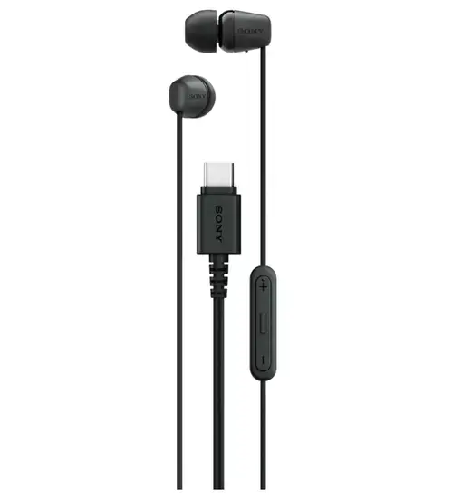 Casti Stereo In-Ear Sony IER‑EX15C, USB Type-C, Microfon (Negru)