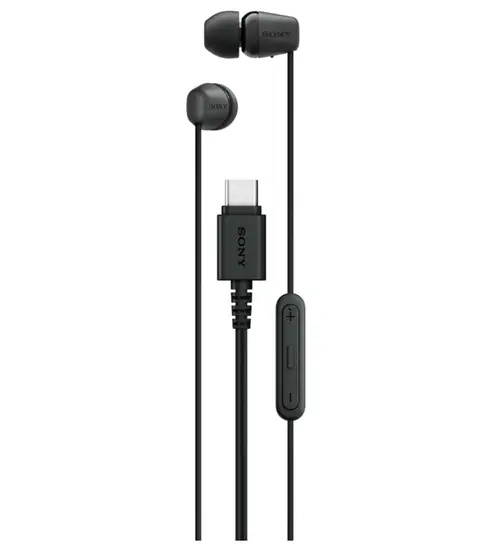 Casti Stereo In-Ear Sony IER‑EX15C, USB Type-C, Microfon (Negru)