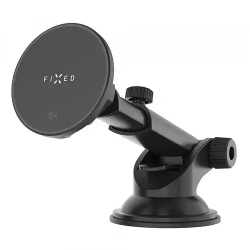Suport si Incarcator Auto Wireless Fixed MagRound 2 XL, 15W, 1.67A, Negru