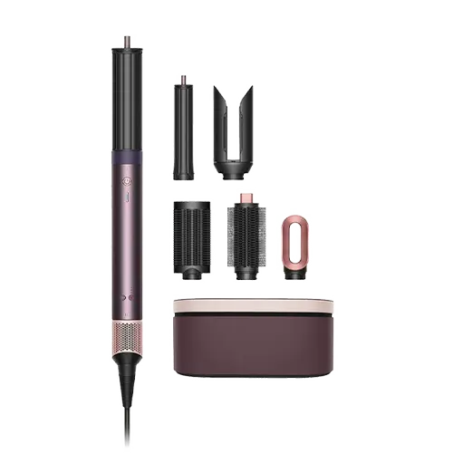 Ondulator Dyson Multistyler Airwrap Co-anda 2x Straight + Wavy, 1700 W, 4 trepte temperatura, 3 viteze, 6 adaptoare (Mov)