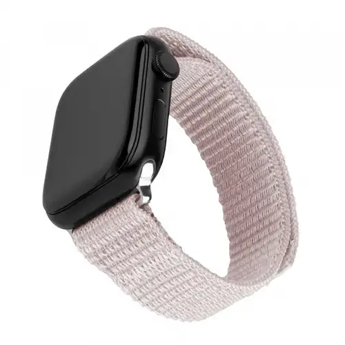 Curea Fixed Nylon Sporty pentru Apple Watch 49mm / 46mm / 45mm / 44mm / 42mm Series, Roz