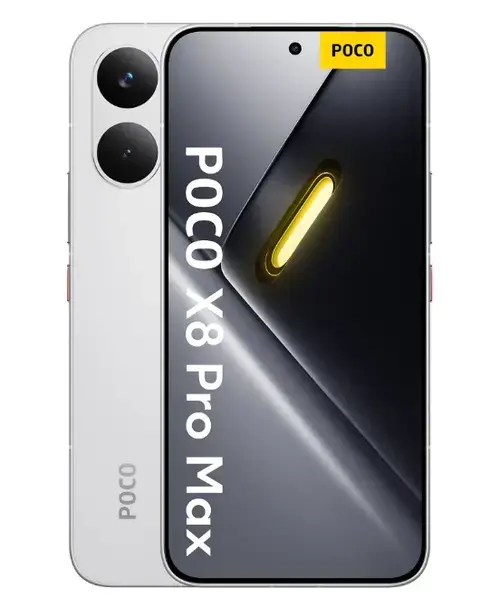 Telefon Mobil Poco X8 Pro Max, Procesor Octa-Core Mediatek Dimensity 9500s, AMOLED touchscreen 6.83inch, 12GB RAM, 256GB Flash, Camera Duala 50+8MP, Wi-Fi, 5G, Dual Sim, Android (Alb)