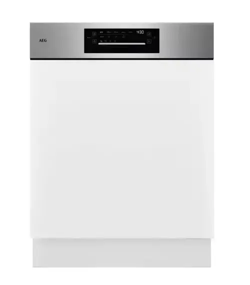 Masina de spalat vase semi-incorporabila AEG Seria 9000 Flexibility GT9200A2SNM, 14 seturi, Clasa A, 9 programe, Motor Inverter, AirDry, 60 cm