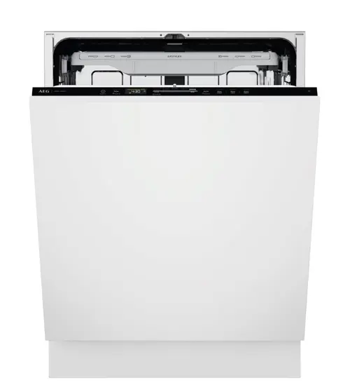 Masina de spalat vase incorporabila AEG Perfect Shelving 8000 CleaningPerformance GI8200A2TN, 14 seturi, 8 programe, Motor Inverter, Clasa A, Wi-Fi, AirDry, QuickSelect, 60 cm