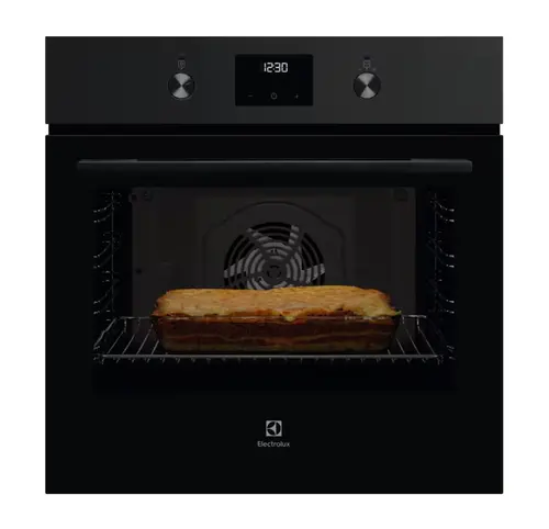 Cuptor incorporabil Electrolux SurroundCook, 72 L, Clasa A, Curatare Catalitica, Timer, Grill (Negru)