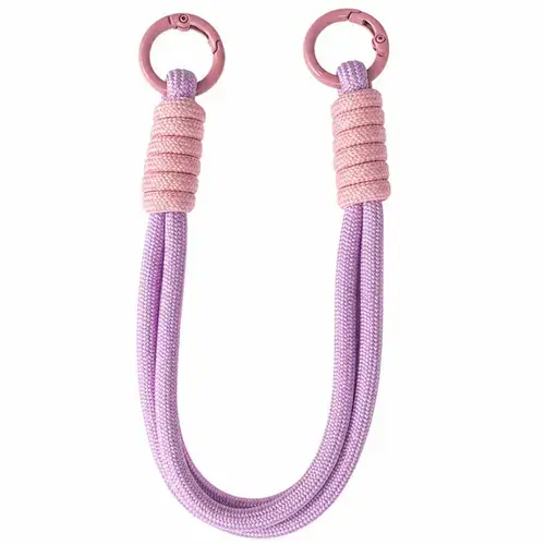 Snur de mana Lemontti pentru telefon Braided, 26cm, Lila