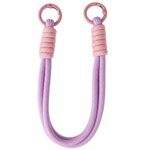Snur de mana Lemontti pentru telefon Braided, 26cm, Lila