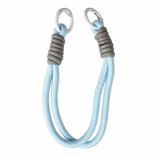 Snur de mana Lemontti pentru telefon Braided, 26cm, Albastru