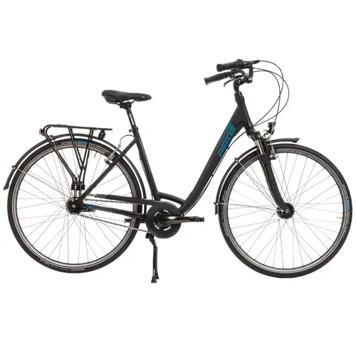 Bicicleta Oras Kreidler 1286, roti 28 inch, cadru M, 7 viteze, frane V-Brake, Negru