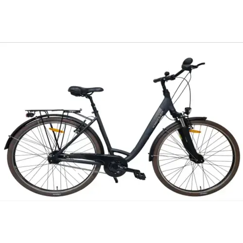 Bicicleta Oras Kreidler 1284, roti 28 inch, cadru M, 8 viteze, Frane V-Brake, Negru