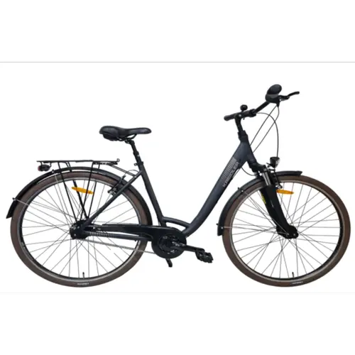 Bicicleta Oras Kreidler 1284, roti 28 inch, cadru M, 8 viteze, Frane V-Brake, Negru