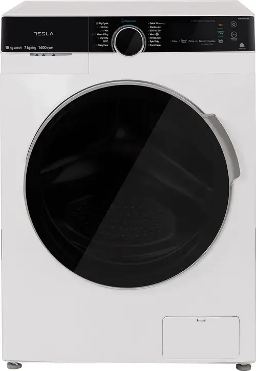 Masina de spalat rufe cu uscator Tesla WW107591M, 10/7kg, Motor BLDC Inverter, Smart delay, LED (Alb)