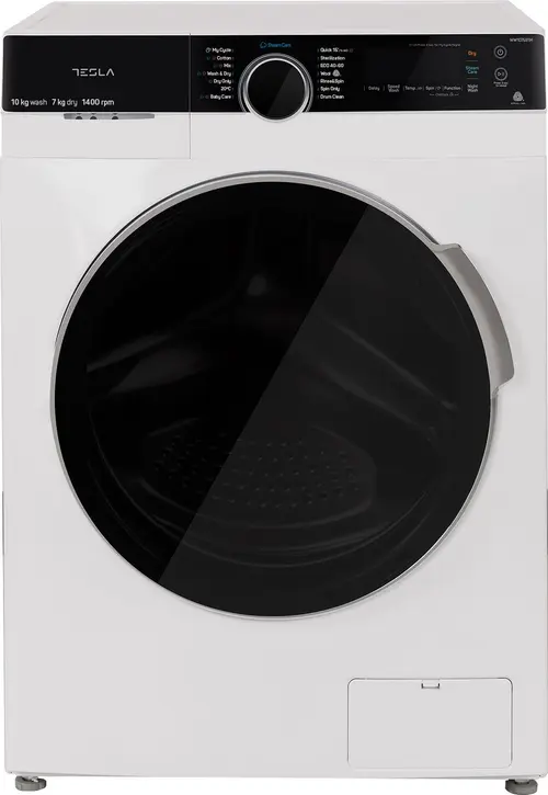 Masina de spalat rufe cu uscator Tesla WW107591M, 10/7kg, Motor BLDC Inverter, Smart delay, LED (Alb)