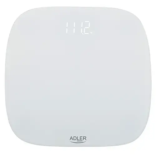 Cantar de baie Adler AD 8176, Max 180 kg, Diviziune 100 g (Alb)