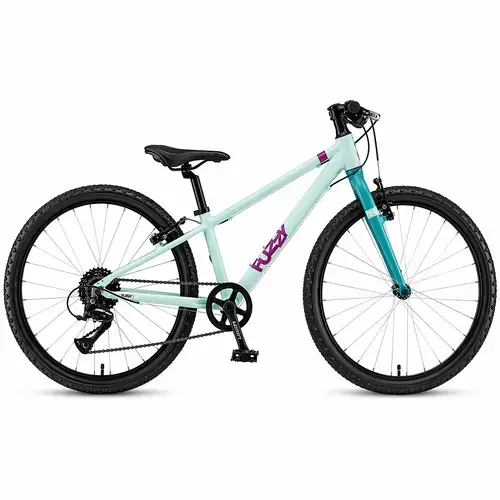 Bicicleta Copii Polar Fuzzy, roti 24 Inch, 8 Viteze, cadru aluminiu, Turcoaz