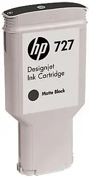 Cartus cerneala HP 727 Designjet, 300 ml (Negru mat)
