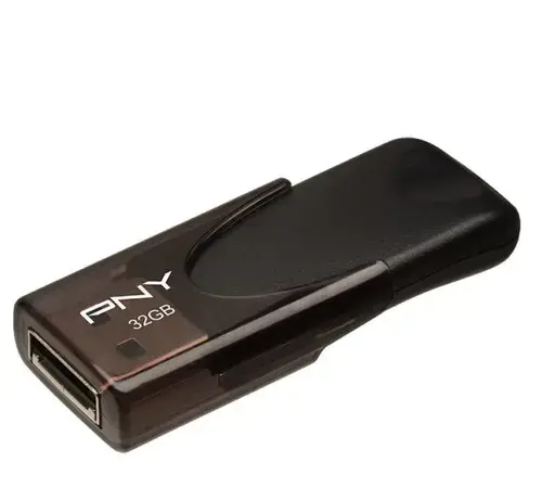 Stick USB PNY Attache, 32GB, USB 2.0 (Negru)