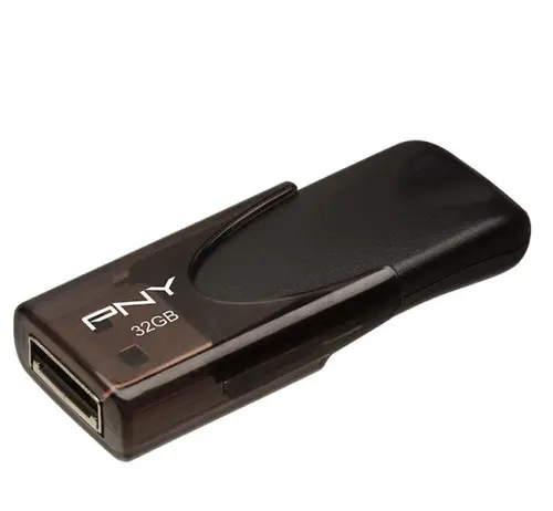 Stick USB PNY Attache, 32GB, USB 2.0 (Negru)