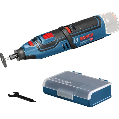 Scula rotativa multifunctionala cu acumulator Bosch Professional GRO 12V-35, 12 V, 35.000 RPM, accesorii incluse