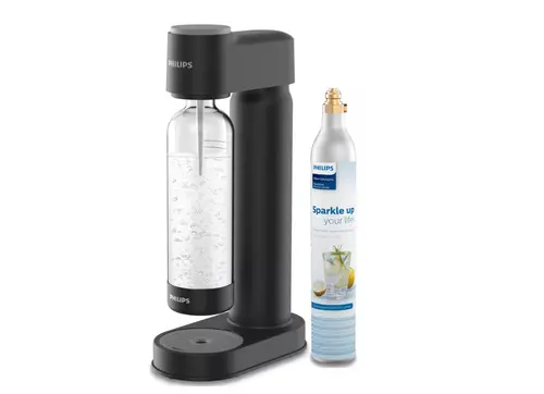 Aparat de preparat sifon Philips GoZero ADD4901BK/10, 1 L (Negru)