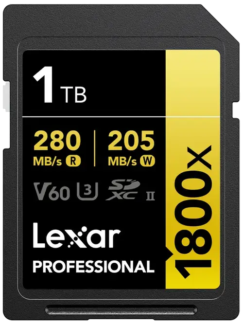 Card de memorie Lexar Professional 1800x, 1TB, SDXC, UHS-II U3