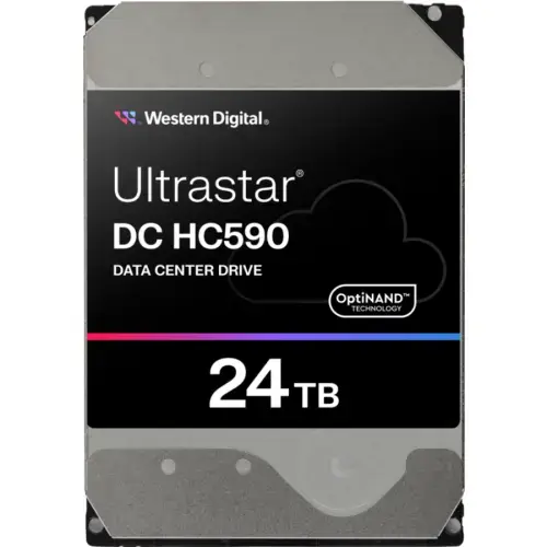 HDD Server Western Digital ULTRASTAR DC HC590, 24TB, SATA III, 512MB, 7200RPM, 3.5inch